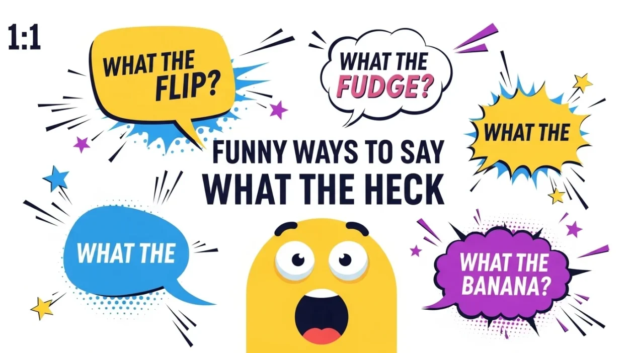 Funny Ways to Say What the Heck