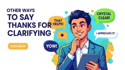 Other Ways to Say Thanks