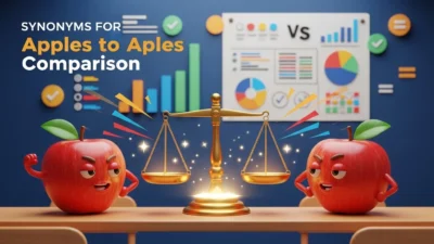 Synonyms for Apples to Apples Comparison