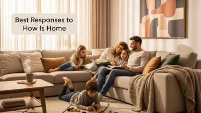 Best Responses to How Is Home