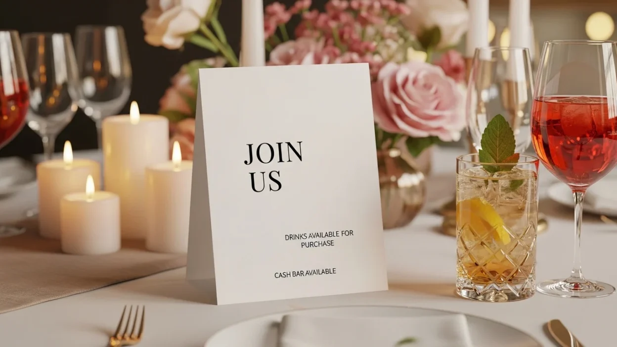 Ways to Say Buy Your Own Drinks on an Invitation