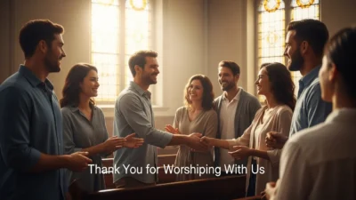 Ways to Say Thanks for Worshiping With Us