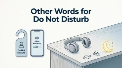 Other Words for “Do Not Disturb”